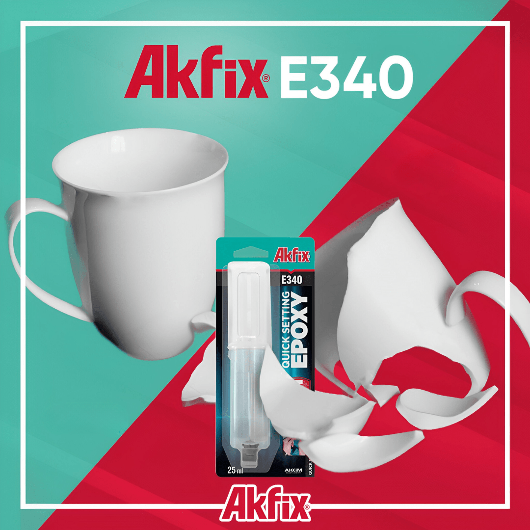 Akfix Adhesive & Glue Akfix Quick Setting Epoxy Adhesive - E340