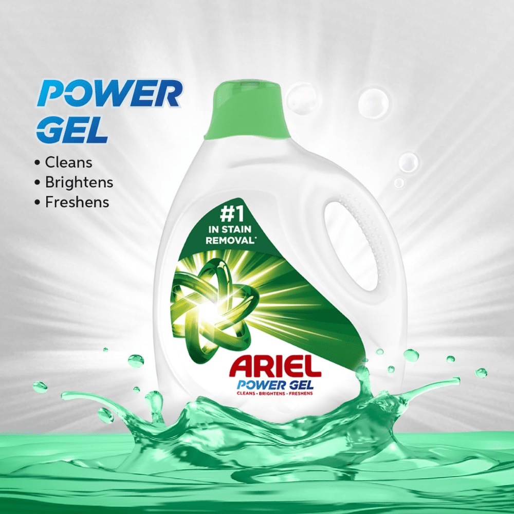 Ariel Cleaning Chemicals Ariel Original Laundry Liquid Detergent Power Gel - 4L