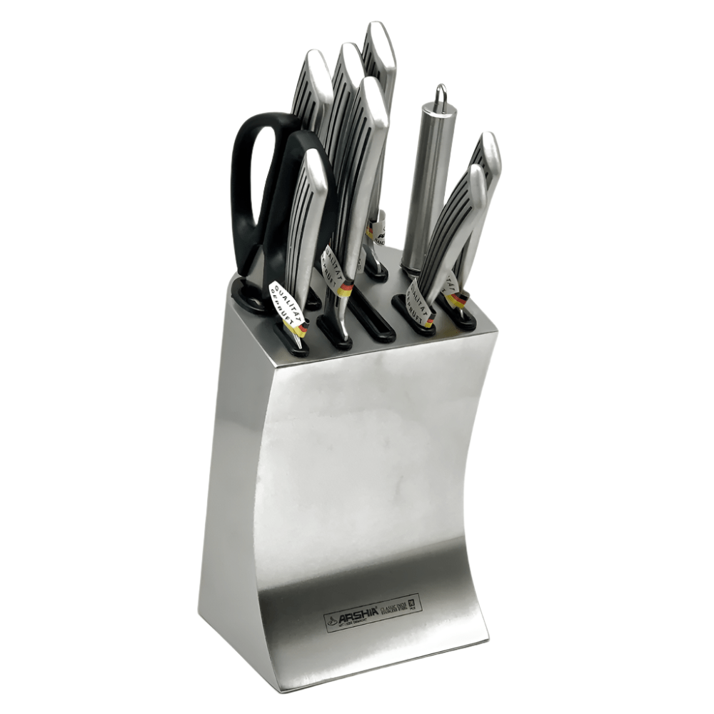 Arshia Kitchen Utensils Arshia German Stainless Steel Kitchen Knife Set 10 Pieces - K106-1556