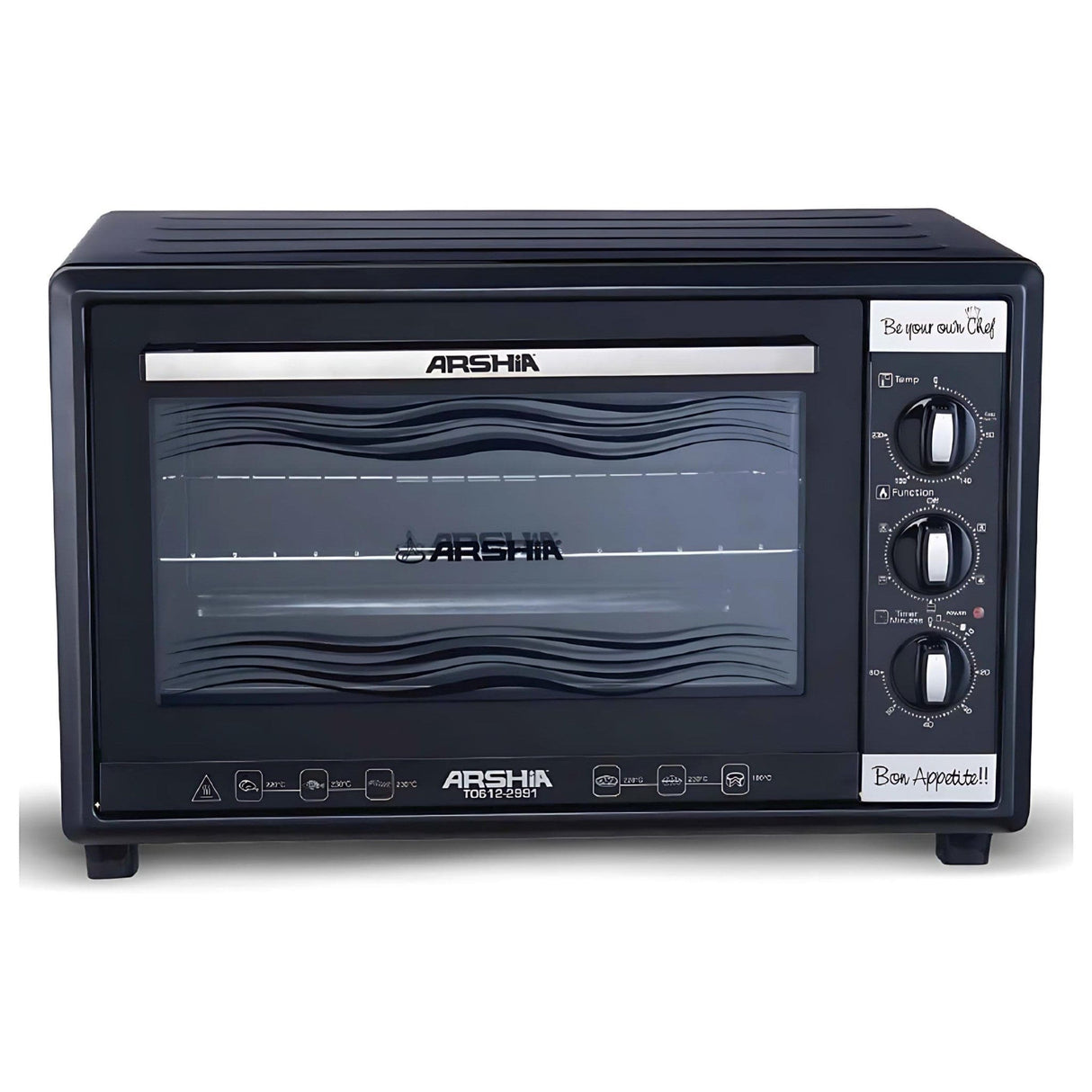 Arshia Kitchen Appliances Arshia Multifunctional Toaster Oven 35L - TO612-2769