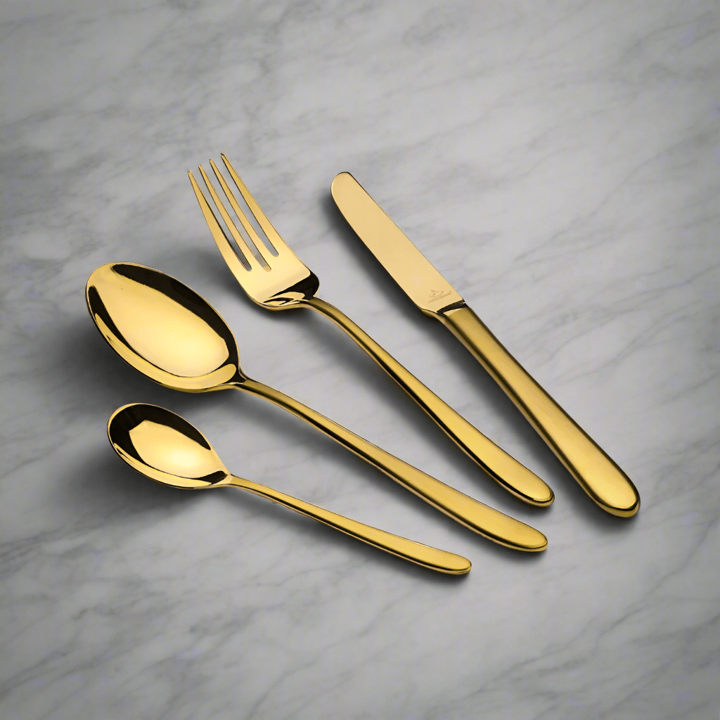 Arshia Kitchen Utensils Arshia Stainless Steel Cutlery Set With Stand 24 Pieces - M333-2639