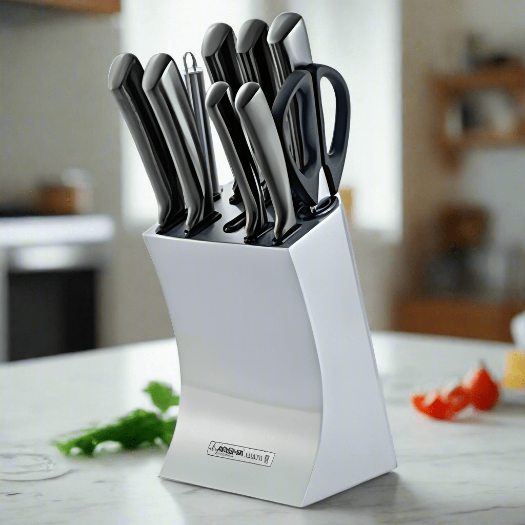 Arshia Kitchen Utensils Arshia Titanium Steel Knife Set 10 Pieces - K135-3003