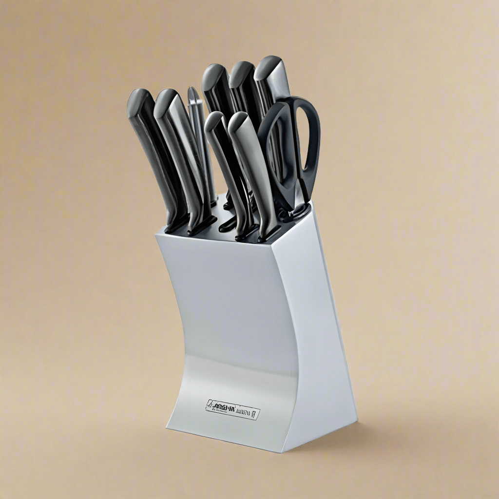 Arshia Kitchen Utensils Arshia Titanium Steel Knife Set 10 Pieces - K135-3003
