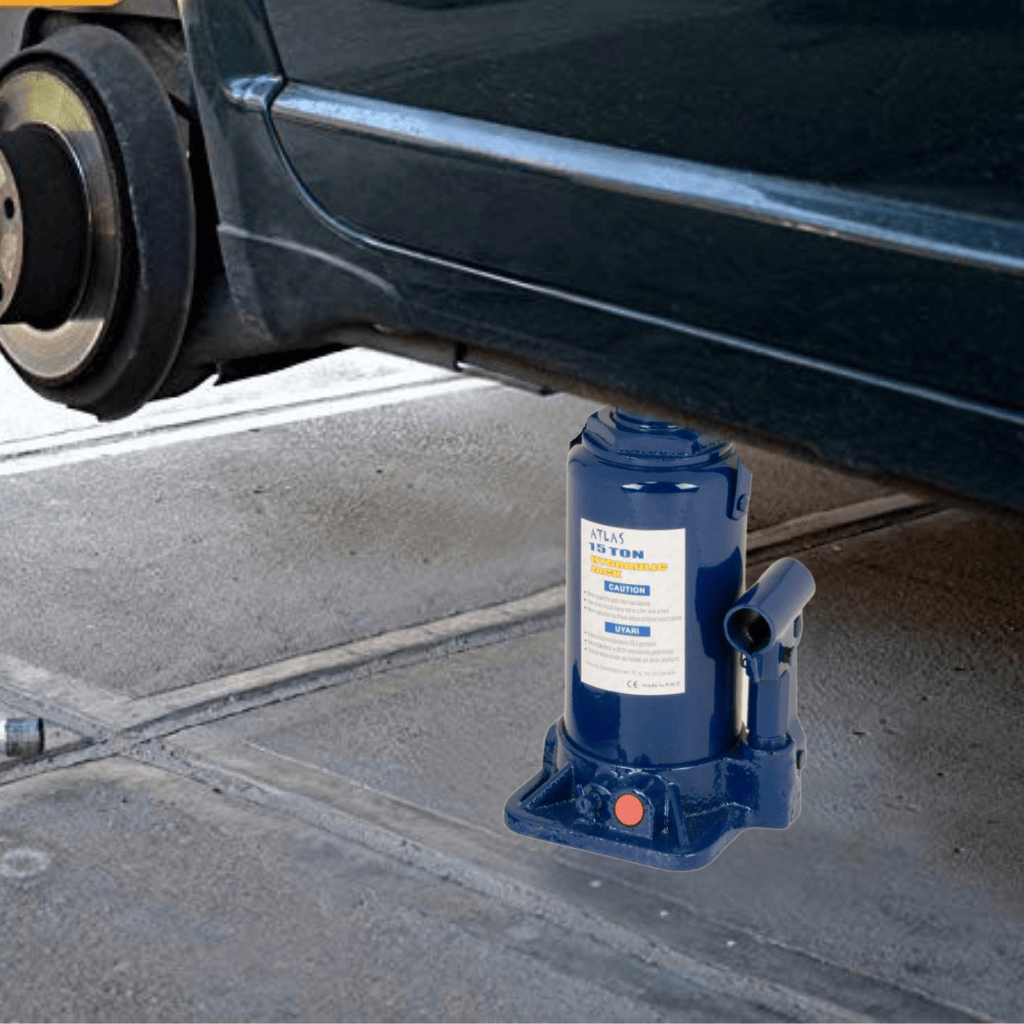 Atlas Towing and Lifting Atlas Hydraulic Bottle Jack 15 Ton - ATLAS-BJ-15
