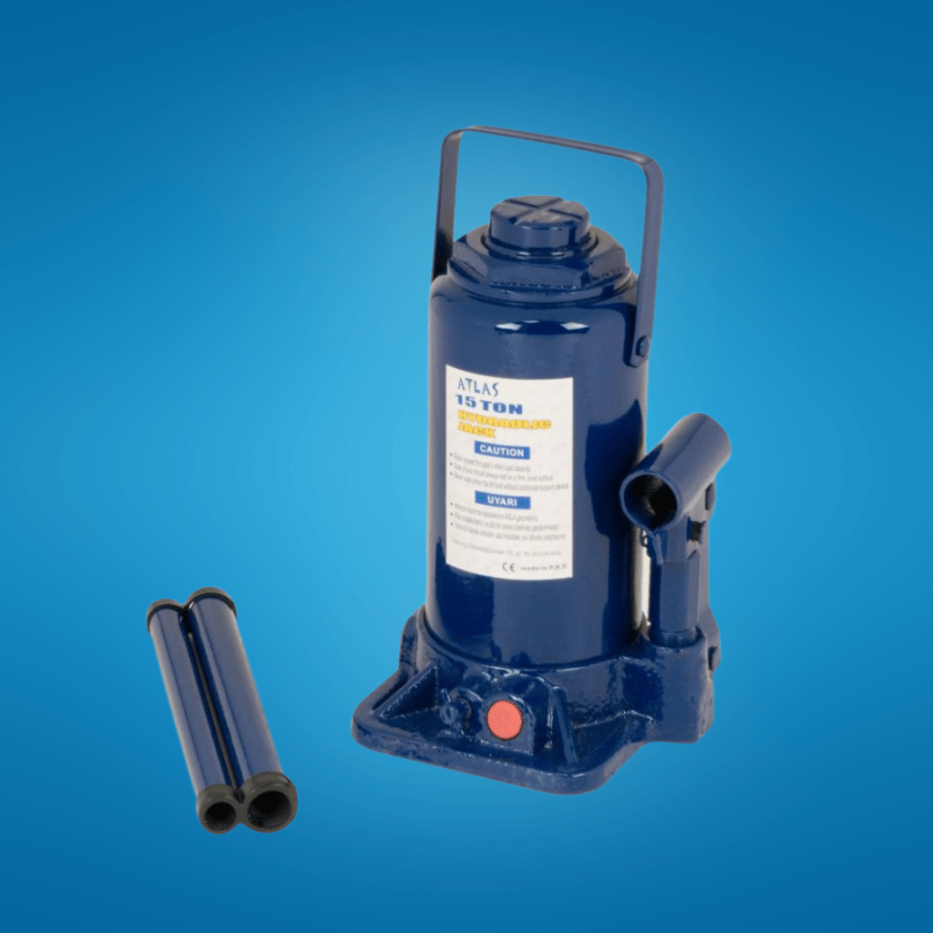 Atlas Towing and Lifting Atlas Hydraulic Bottle Jack 15 Ton - ATLAS-BJ-15