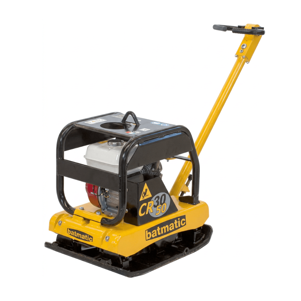 Batmatic Construction Equipment Batmatic 200kg Reversible Plate Compactor with Honda GX160 4.8HP Gasoline Engine & 650mm Plate - CR3065BH