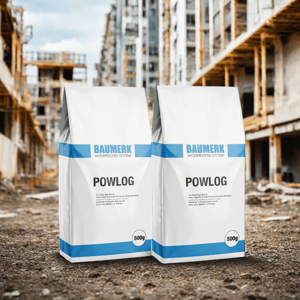 Baumerk Waterproofing Products Baumerk POWLOG Powder Waterproofing Admixture - 500g