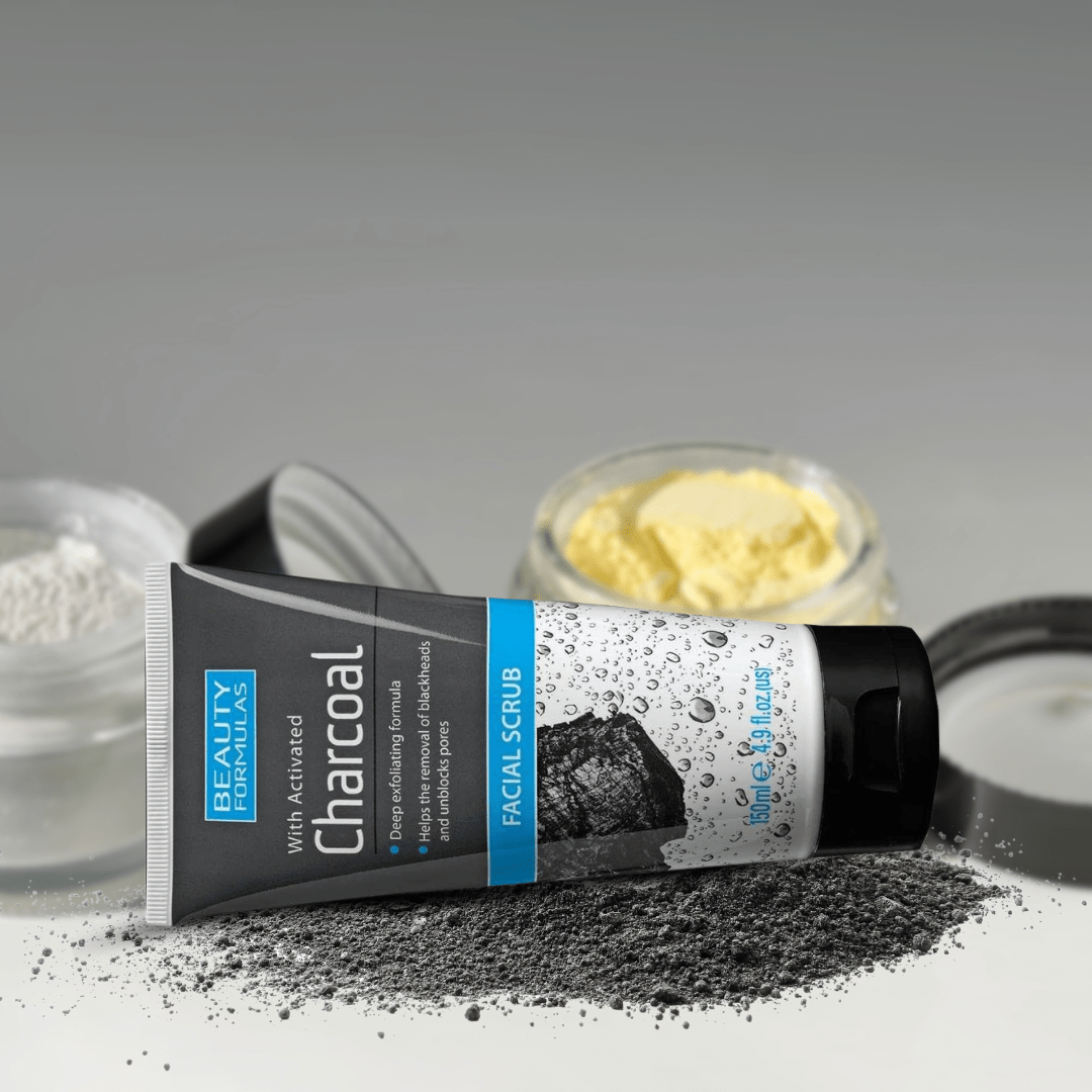 Beauty Formulas Skin Treatments Beauty Formulas Charcoal Facial Scrub - 150ml | BF