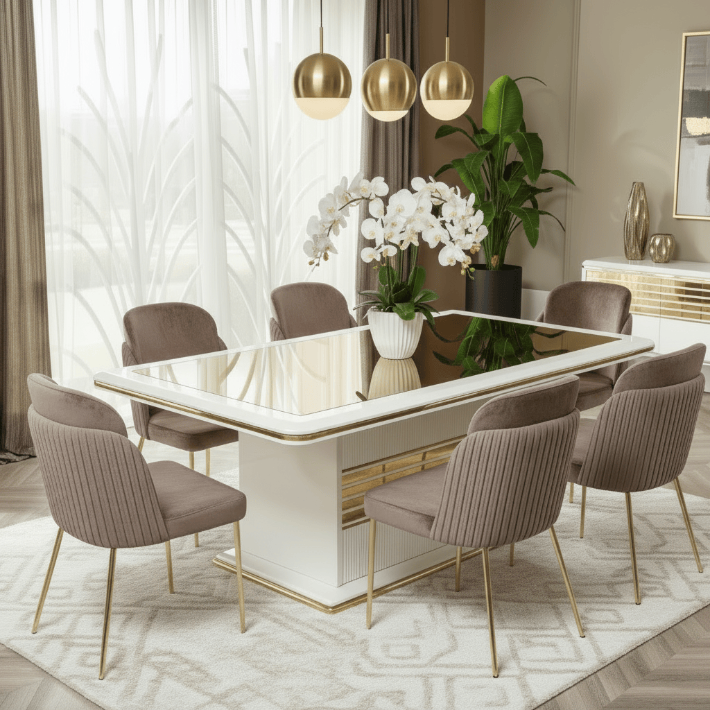 Berlin Dining Room Furniture Berlin Dining Room 6-Seater Set
