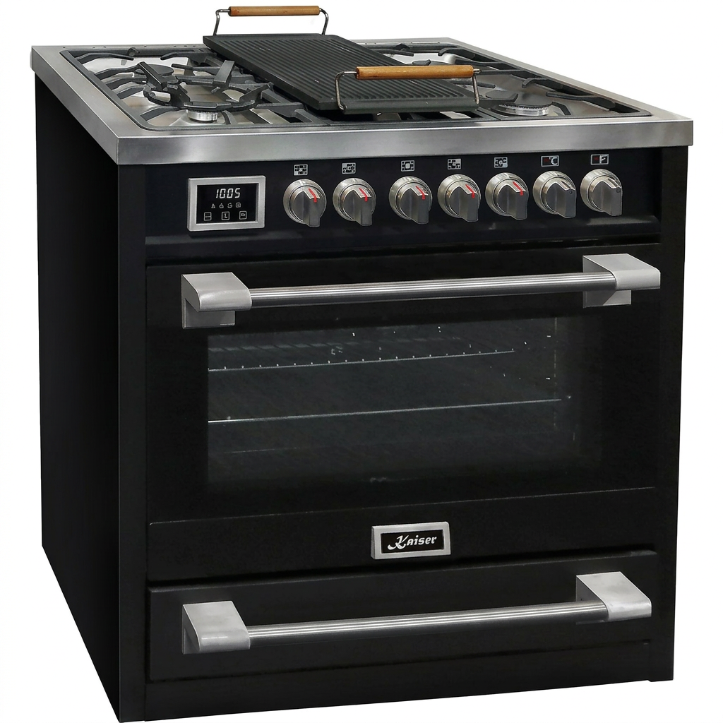 Black Kaiser Avantgarde Pro cooker on white