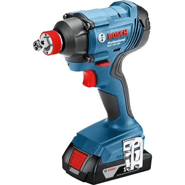 Bosch Drill Bosch 1/2" Cordless Impact Driver/Wrench 18V 2.0Ah With Two Batteries - GDX180-LI