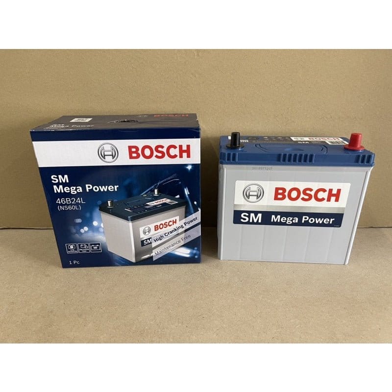 Bosch Automotive Batteries Bosch 11 Plate SM Mega Power Car Battery 42AH - 46B24L