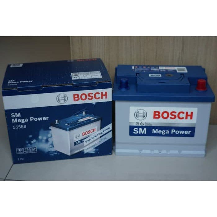 Bosch Automotive Batteries Bosch 13 Plate SM Mega Power Car Battery 55AH - 55559