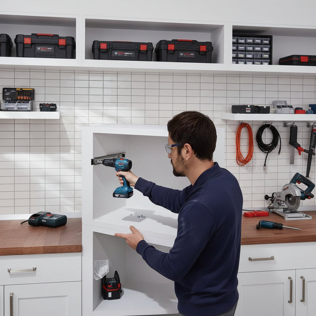 Bosch Drill Bosch 18V Brushless Cordless Impact Drill Driver with 2.0Ah Battery, 1,900 RPM, 13 mm Chuck - GSB 185-LI