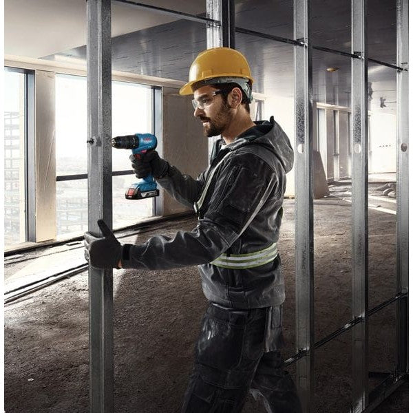 Bosch Drill Bosch 18V Brushless Cordless Impact Drill Driver with 2.0Ah Battery, 1,900 RPM, 13 mm Chuck - GSB 185-LI
