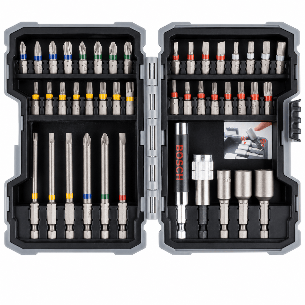 Bosch Drill Bits Bosch 43 Pieces Extra Hard Screwdriver Bit & Nutsetter Set – 2607017164