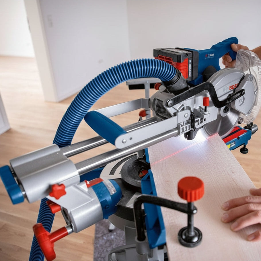 Bosch Bench & Stationary Tool Bosch Cordless Mitre Saw 18V BITURBO, 216 mm Blade, Dual Bevel, Sliding Arm - GCM 18V-216 D