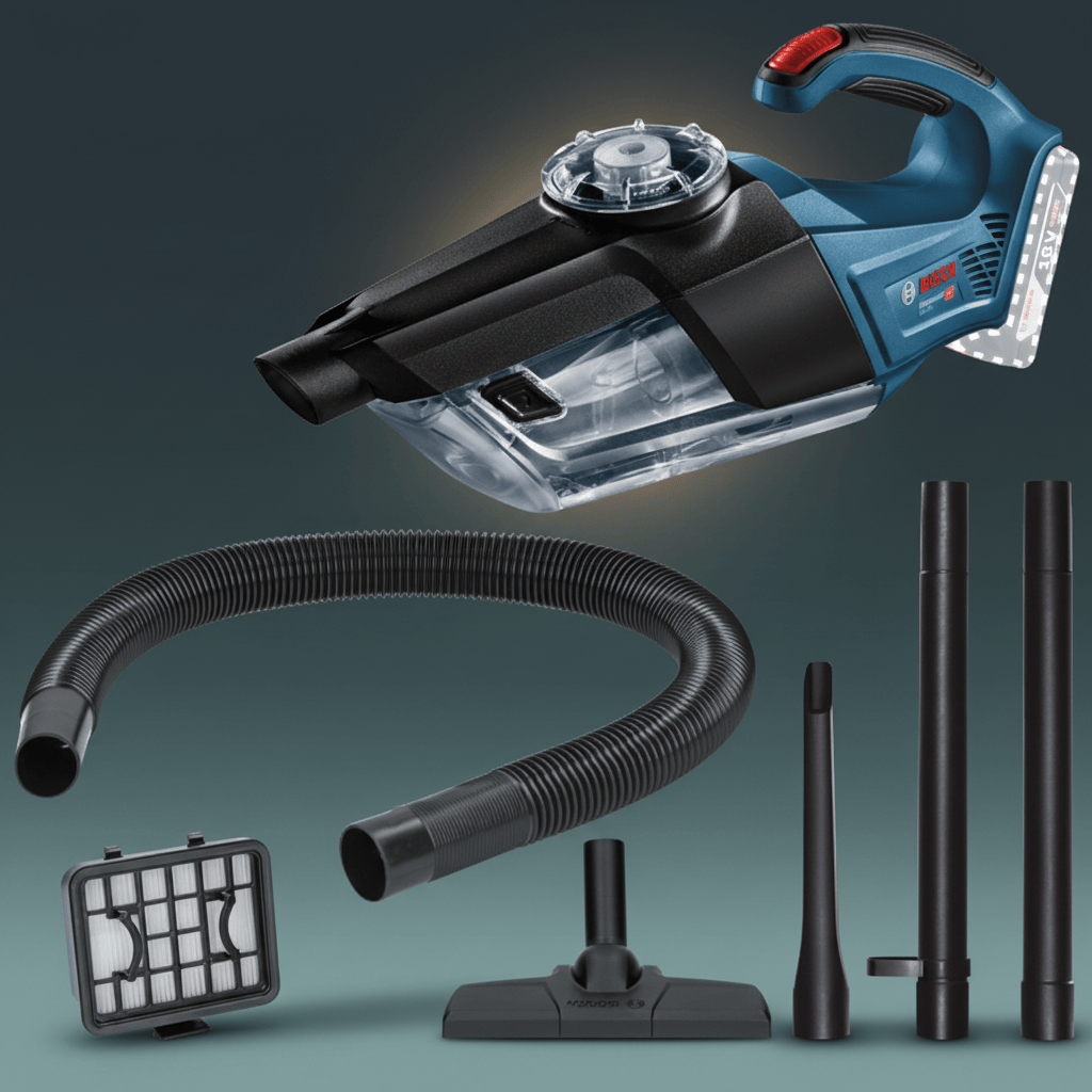 Bosch Steam & Vacuum Cleaner Bosch Cordless Vacuum Cleaner 18V + Accessories - GAS 18V-1
