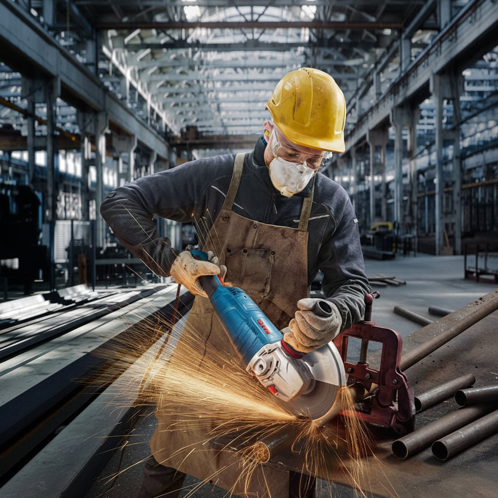 Bosch Grinder Bosch Heavy-Duty Angle Grinder 2700W, 230 mm Disc, Lockable Switch - GWS 27-230