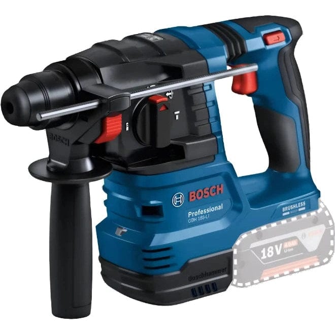 Bosch Drill Bosch SDS-Plus Cordless Rotary Hammer 18V 4.0Ah With Two Batteries - GBH 185-LI