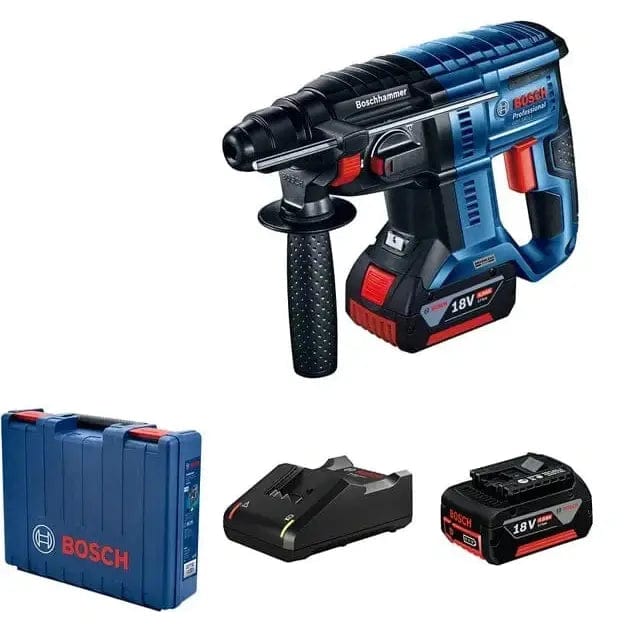 Bosch Drill Bosch SDS-Plus Cordless Rotary Hammer 18V 4.0Ah With Two Batteries - GBH180-LI