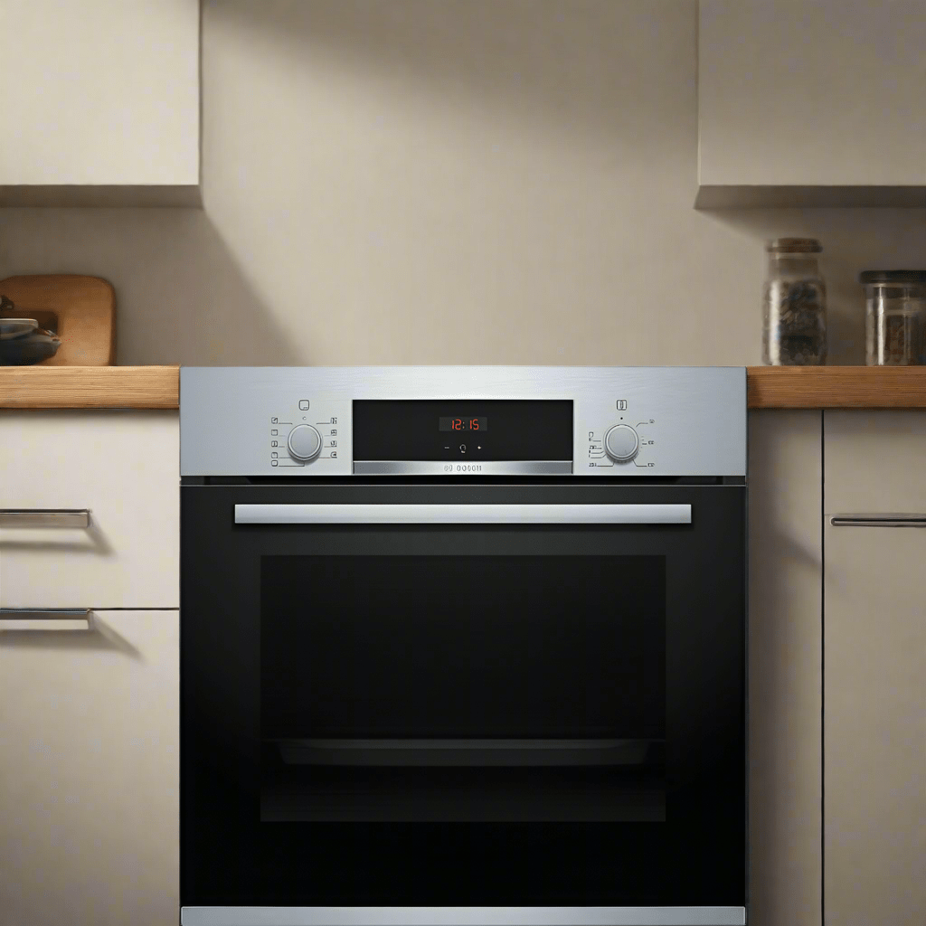 Bosch Home Kitchen Appliances Bosch Series 4 Built-In Stainless Steel Oven 60x60cm - HBJ534ES0B