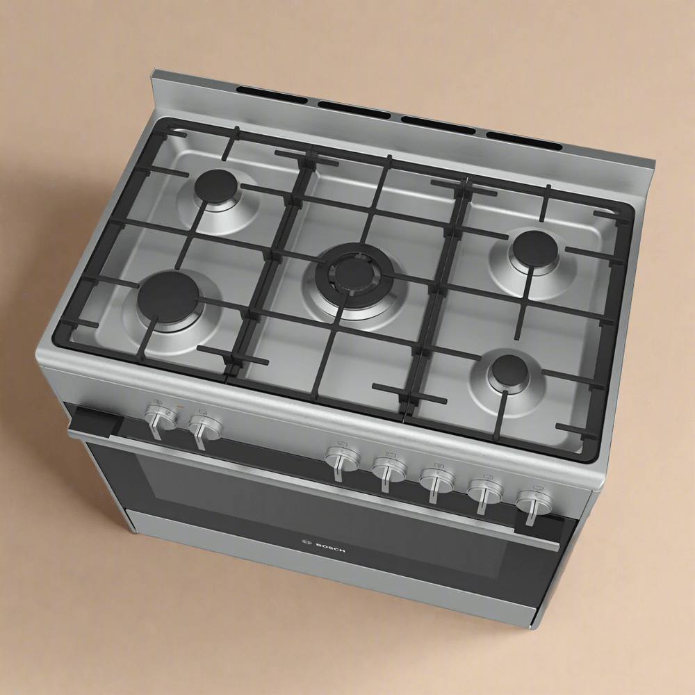 Bosch Home Kitchen Appliances Bosch Series 4 Dual Fuel Range Gas Cooker - HSB734357Z