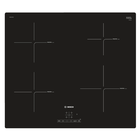 Bosch Home Kitchen Appliances Bosch Series 4 Induction Hob 60cm - PUE611BF1B