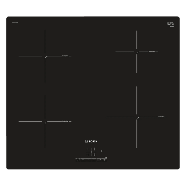 Bosch Home Kitchen Appliances Bosch Series 4 Induction Hob 60cm - PUE611BF1B