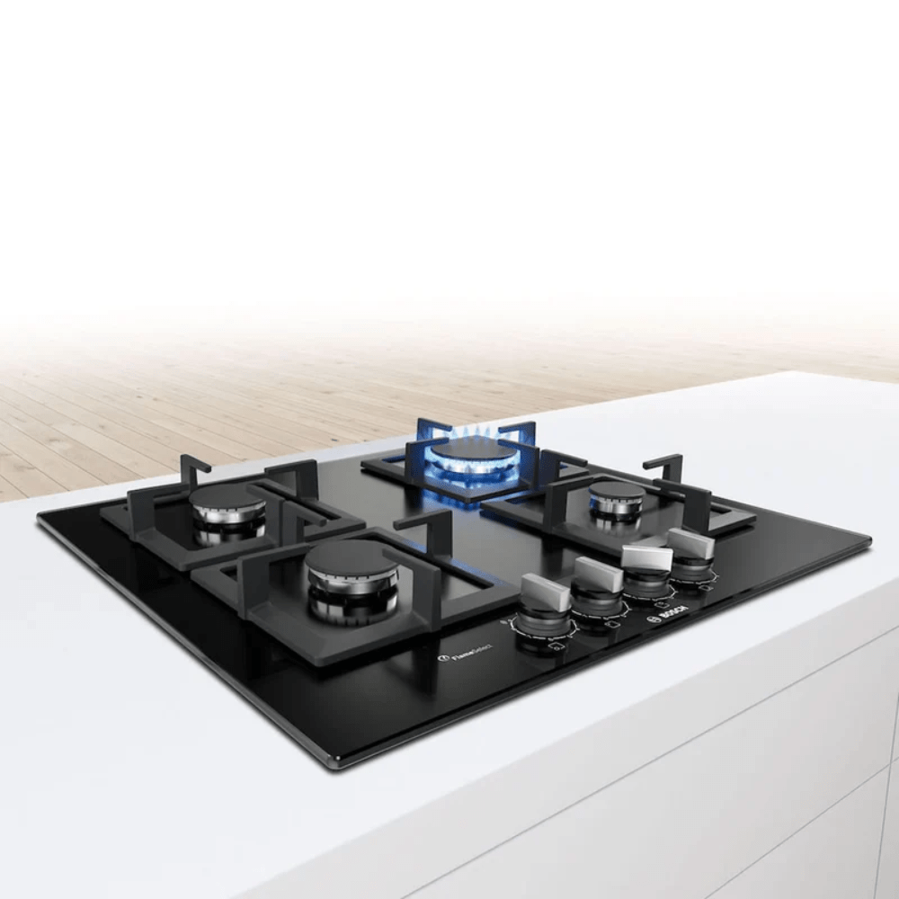 Bosch Home Kitchen Appliances Bosch Series 6 Tempered Glass Gas Hob 60cm - PPP6A6B20