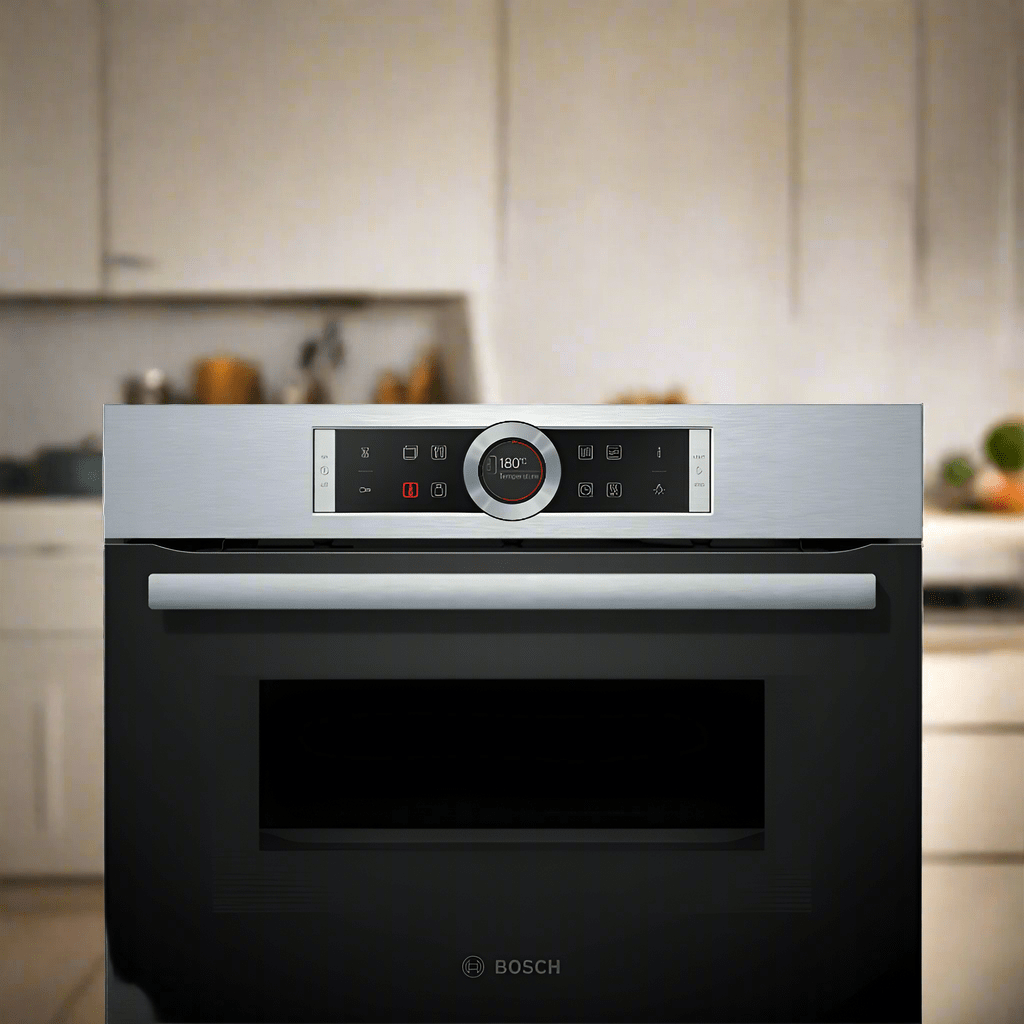 Bosch Home Kitchen Appliances Bosch Series 8 Built-In Compact Oven With Microwave 900W - CMG633BS1B