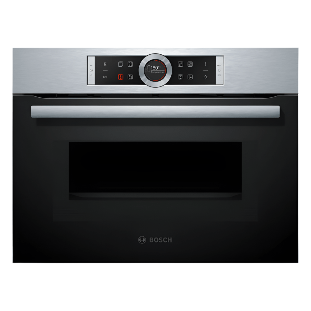 Bosch Home Kitchen Appliances Bosch Series 8 Built-In Compact Oven With Microwave 900W - CMG633BS1B