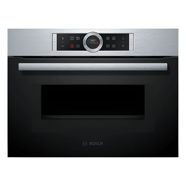 Bosch Home Kitchen Appliances Bosch Series 8 Built-In Compact Oven With Microwave 900W - CMG633BS1B