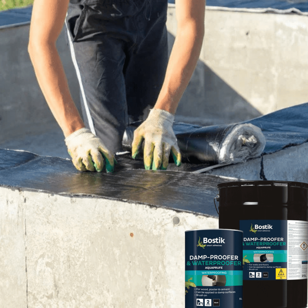 Bostik Waterproofing Products Bostik Aquaprufe Damp Proofer & Waterproofer - 5L/25L