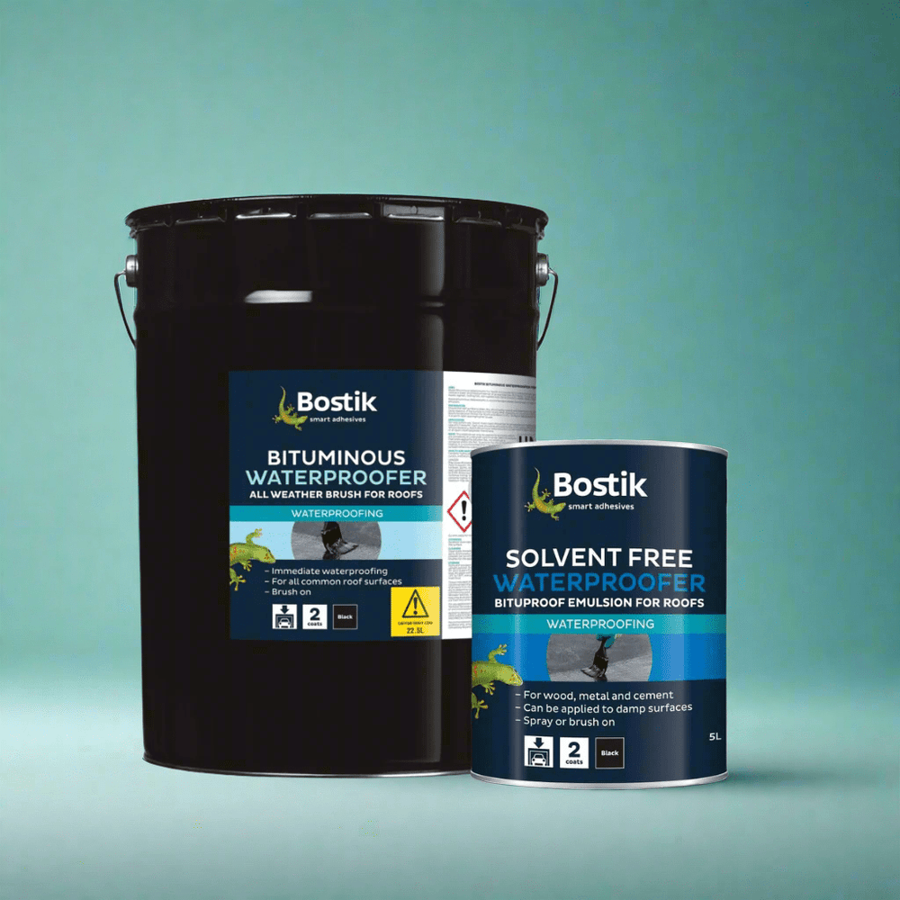 Bostik Waterproofing Products Bostik Bituminous Waterproofer for Roofs - 5L/22.5L