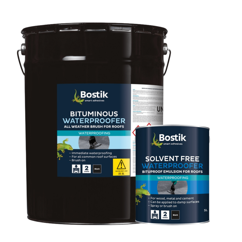 Bostik Waterproofing Products Bostik Bituminous Waterproofer for Roofs - 5L/22.5L