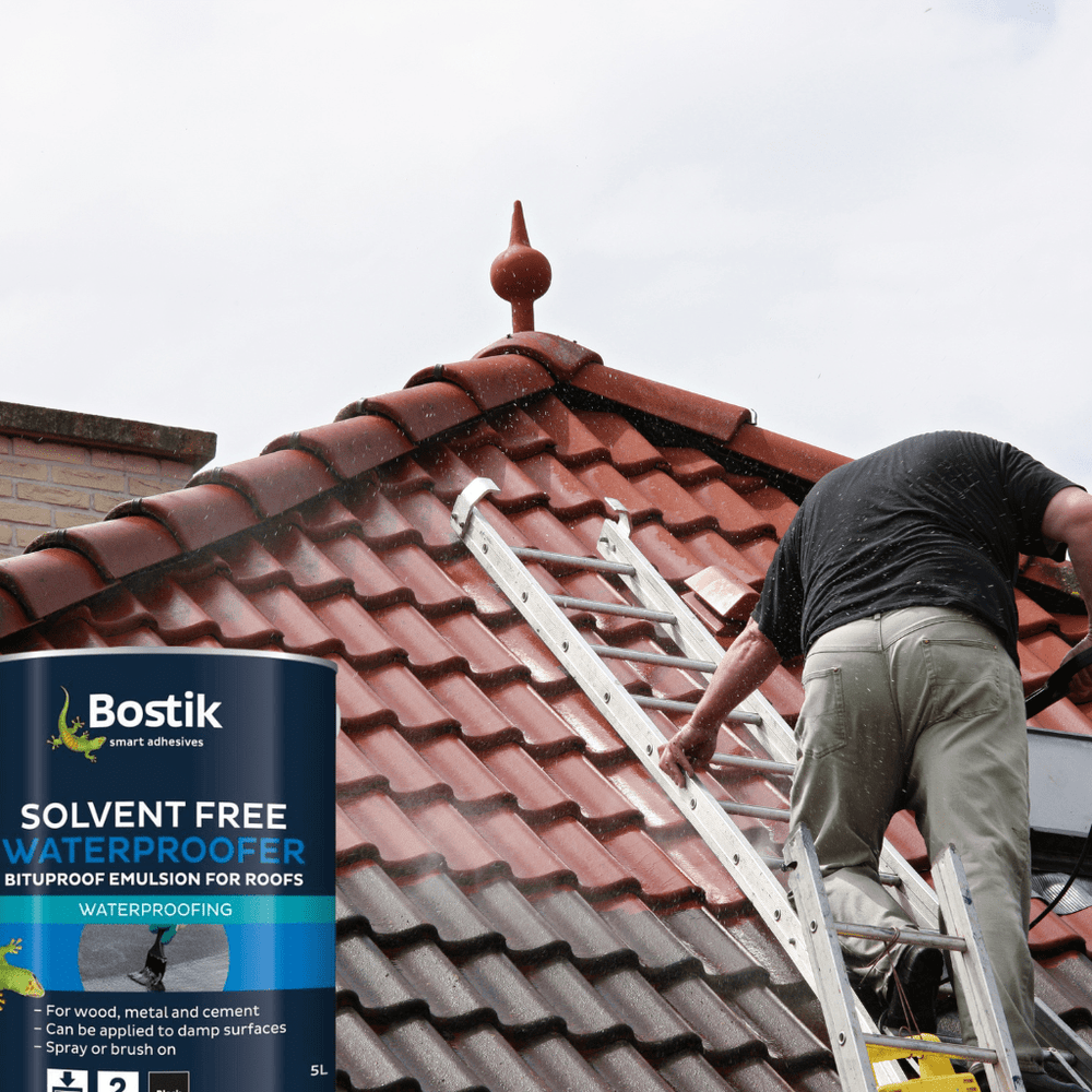 Bostik Waterproofing Products Bostik Bituminous Waterproofer for Roofs - 5L/22.5L