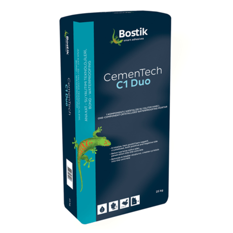 Bostik Waterproofing Products Bostik CemenTech C1 DuoOne-Component Waterproofing Mortar - 25kg