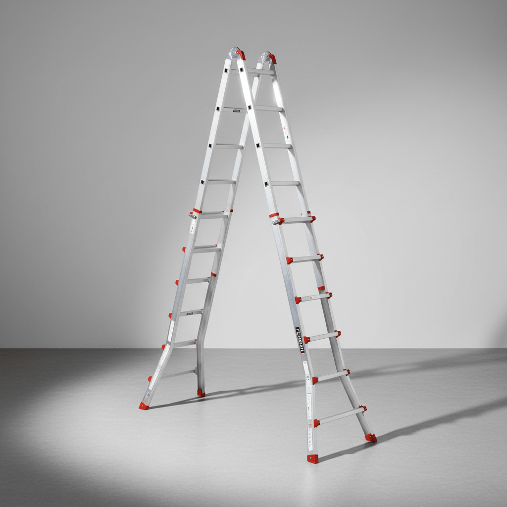Cagsan Ladder & Access Equipment Cagsan Multi-Purpose Folding Aluminium Ladder with Locking Joints | Toros Series