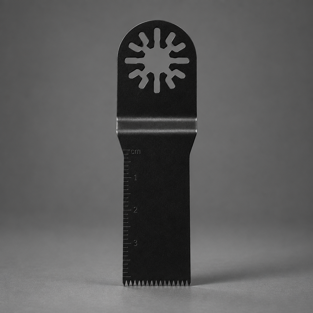 Cinematic narrow measured oscillating blade