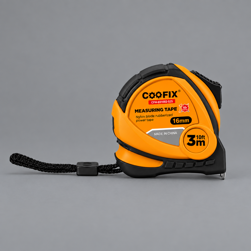 Coofix 3 m tape measure on grey
