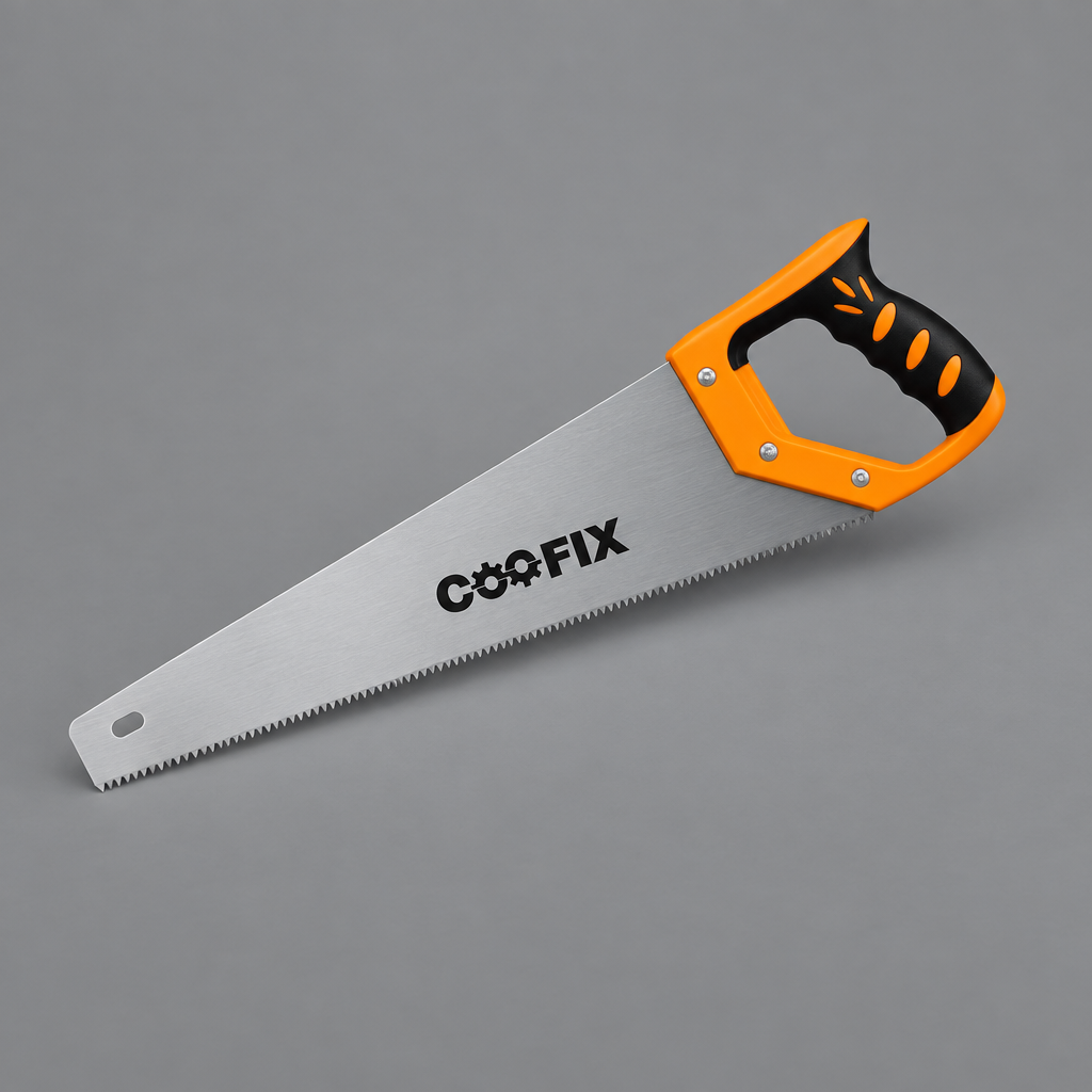 Coofix 7 TPI hand saw on grey
