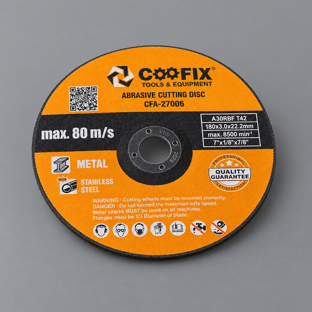 Coofix cutting disc on grey