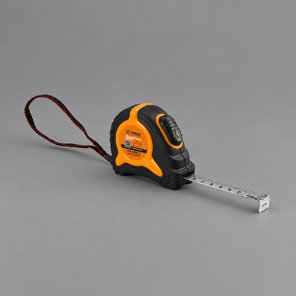 Coofix tape measure on grey
