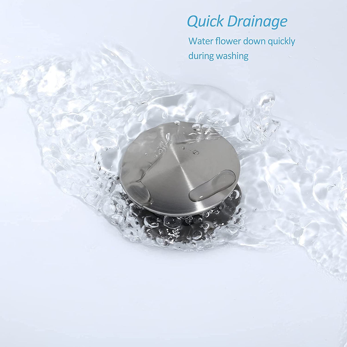 Crystal Supplies Bathroom Accessories Bathroom Basin Pop Up Waste Trap Drain Stopper - CS 14