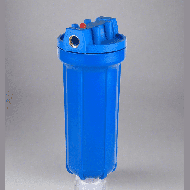 Crystal Supplies Plumbing Parts & Fittings Water Filter Housing With Brass Inlet/Outlet Port & Air Release Button - CS 13