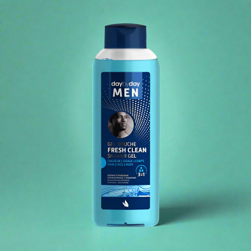 Day by day Bath & Body Wash Day by Day 3 in 1 Fresh Clean Men Shower Gel - 500ml | BF