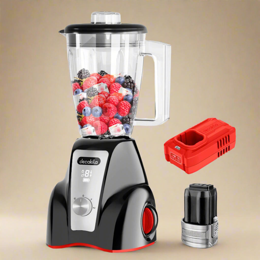 Decakila Kitchen Appliances Decakila 1.5L Cordless Stand Blender 16V - KEJB051R & KEJB051B