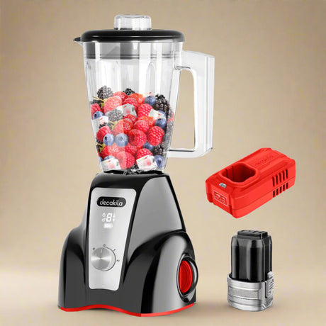 Decakila Kitchen Appliances Decakila 1.5L Cordless Stand Blender 16V - KEJB051R & KEJB051B