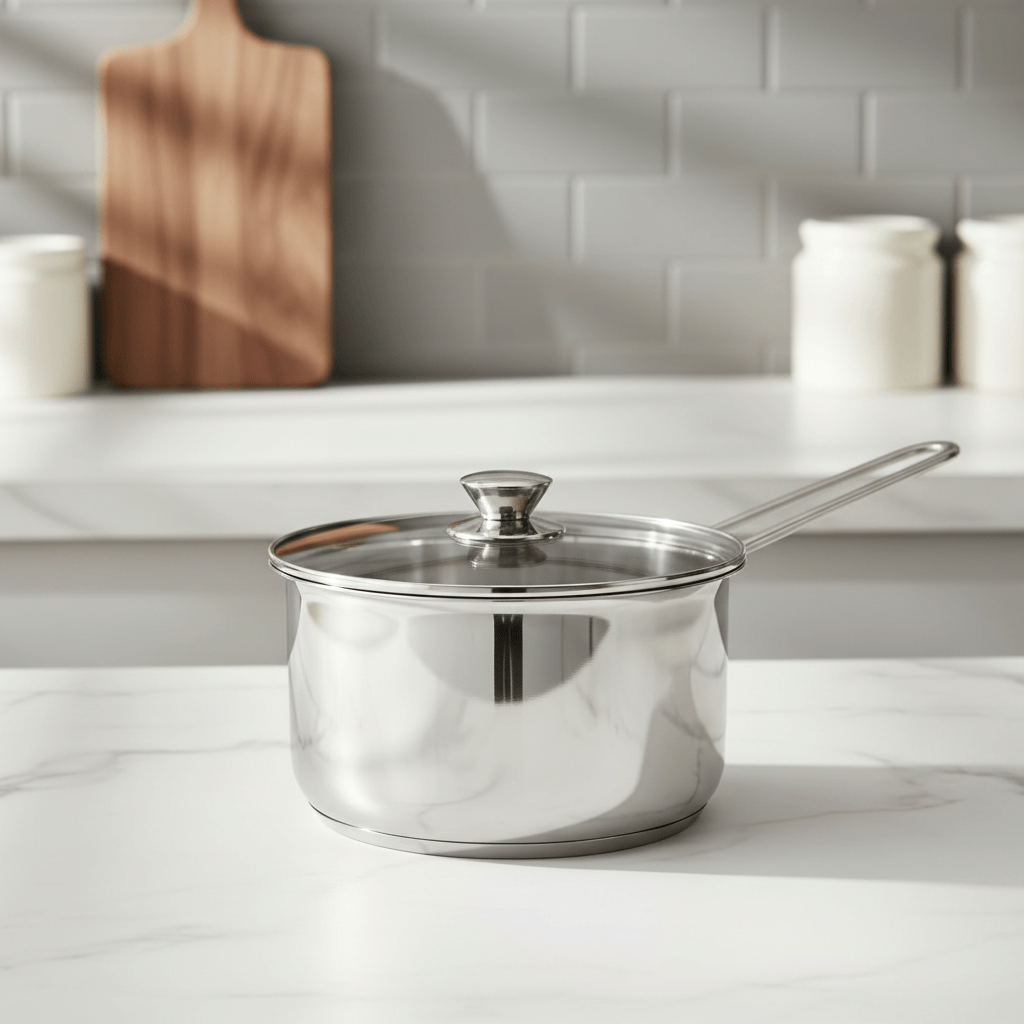 Decakila Kitchen Utensils Decakila 16 x 9cm Stainless Steel Sauce Pan - KMEP041M